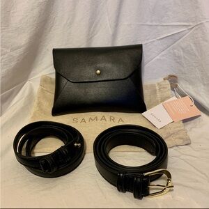 SAMARA Convertible Fanny Pack Black